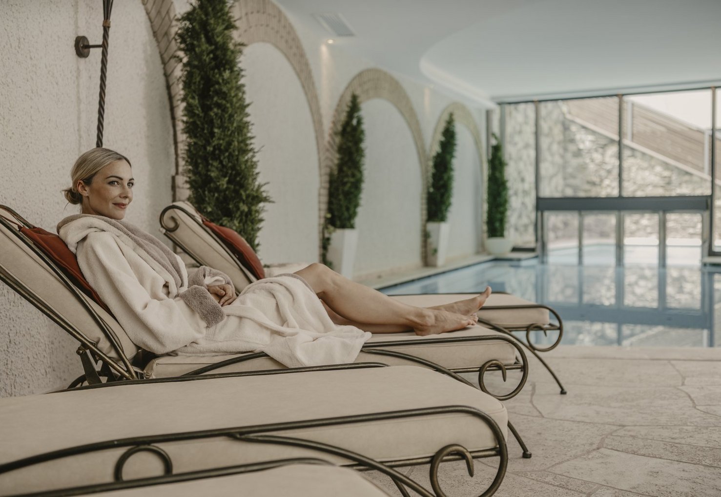 Indoor and outdoor pools