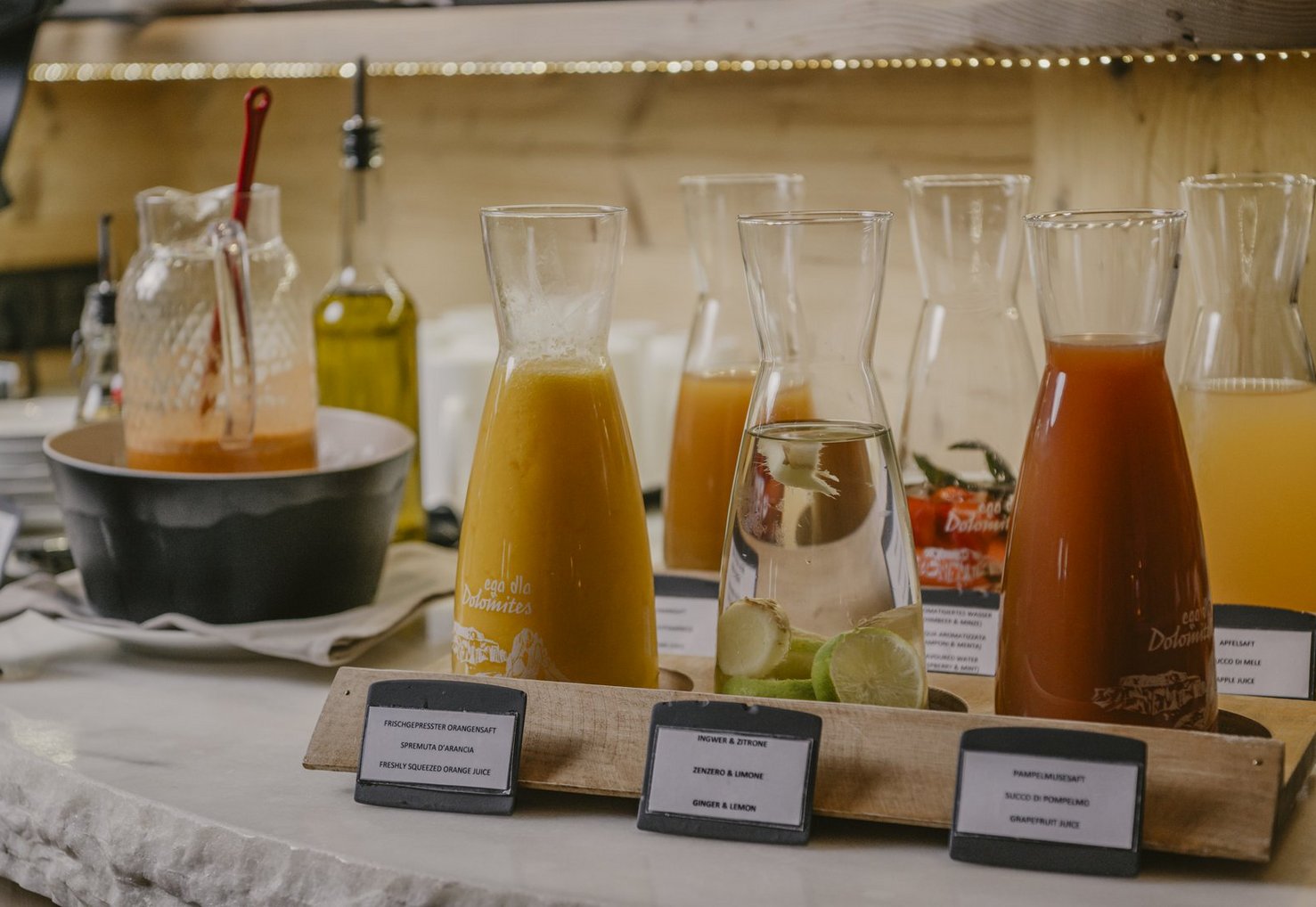 Hearty breakfast buffet